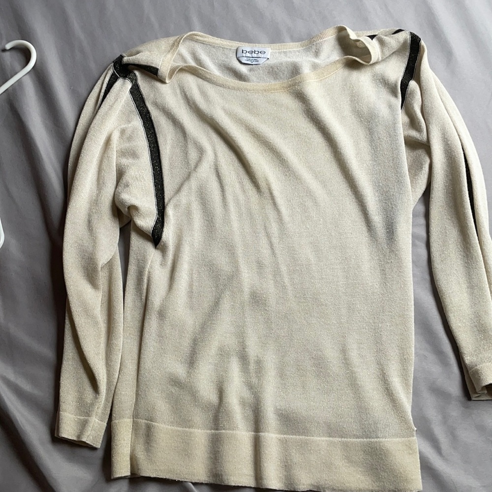 Bebe long sleeve top size S